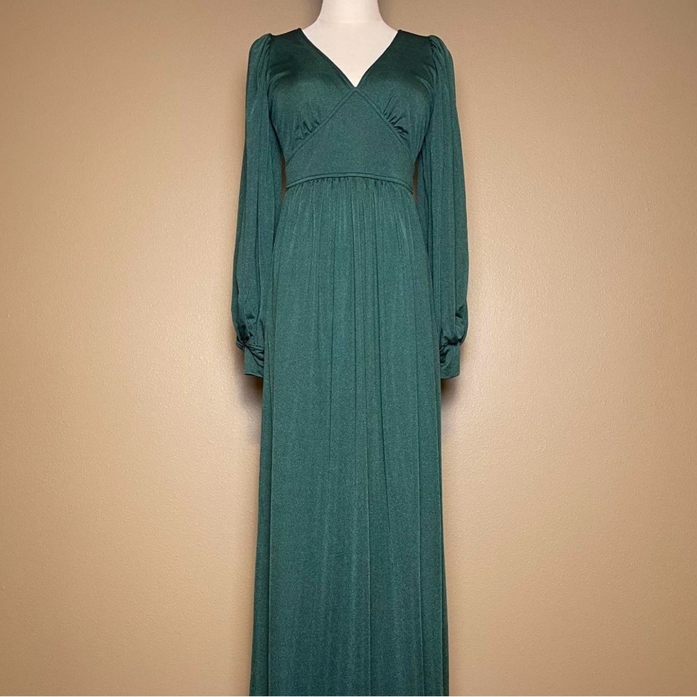 Vintage Green Maxi Dress